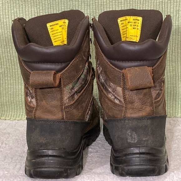 Herman Survivors Men's Camo 400g Thinsulate Ultra Leather Outdoor Boots Sz US12 - Picture 4 of 12